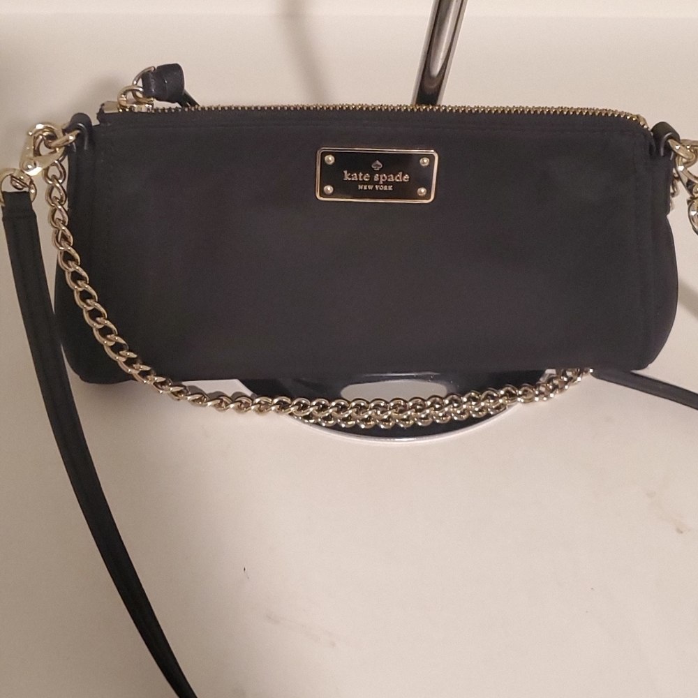 KATE SPADE black nylon purse handbag
